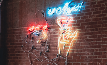Neon bar sign